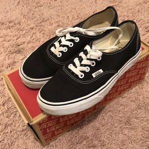 Black and white classic vans